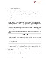 Preview for 2 page of braude J ECX Series Installation And Operating Instructions Manual