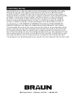 Preview for 4 page of Braun 57187 Owner'S Manual & Safety Instructions