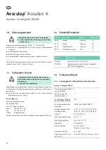 Preview for 22 page of Braun Aesculap GA320 Instructions For Use/Technical Description