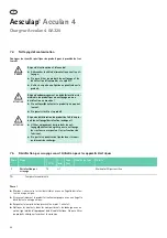 Preview for 30 page of Braun Aesculap GA320 Instructions For Use/Technical Description