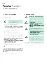 Preview for 38 page of Braun Aesculap GA320 Instructions For Use/Technical Description