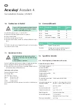 Preview for 52 page of Braun Aesculap GA320 Instructions For Use/Technical Description