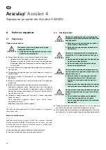 Preview for 88 page of Braun Aesculap GA320 Instructions For Use/Technical Description