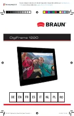 Braun DigFrame 1220 Manual preview