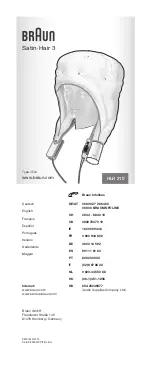 Braun HLH 310 Manual preview