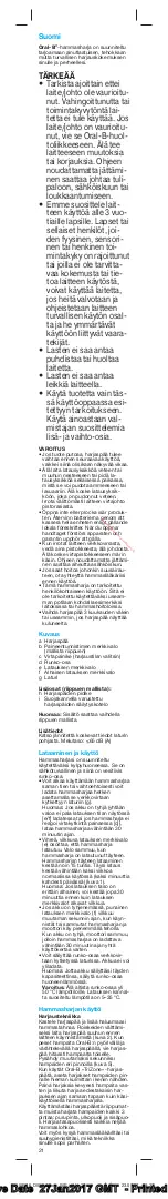 Preview for 21 page of Braun Oral-B PRO 1000 Manual