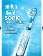 Braun Oral-B Sonic Complete S18 525 2 Use Instructions preview