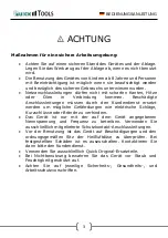 Preview for 5 page of Bräunlich Quick Tools QU3205 User Manual