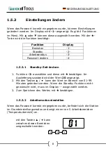 Preview for 10 page of Bräunlich Quick Tools QU3205 User Manual