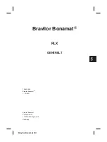 Preview for 63 page of BRAVILOR BONAMAT RLX 131 Operating Instructions Manual