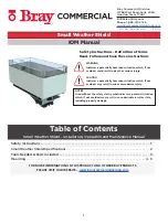 Preview for 1 page of Bray Small Weather Shield Iom Manual