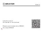 BRAYER BR3433 Instruction Manual preview