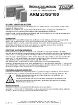 Preview for 7 page of BRC ARM100A Instructions For Use Manual