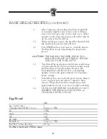 Preview for 31 page of Breadman COOL TOUCH TR2828G Instruction Manual