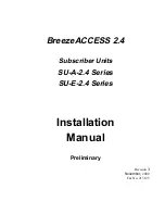 Preview for 1 page of BreezeCOM BreezeACCESS 2.4 Installation Manual