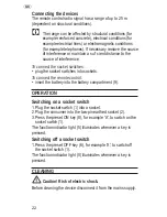 Preview for 22 page of brennenstuhl RCS 1044 N Comfort Operating Manual