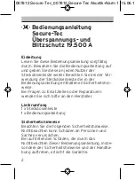 Preview for 2 page of brennenstuhl Secure-Tec 19.500 A Operating Instructions Manual