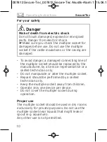 Preview for 10 page of brennenstuhl Secure-Tec 19.500 A Operating Instructions Manual