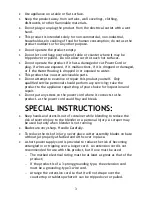 Preview for 3 page of Brentwood Appliances B-191 Operating And Safety Instructions