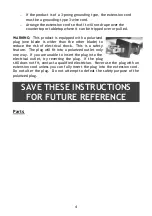 Preview for 4 page of Brentwood Appliances JB-195 Operating And Safety Instructions Manual