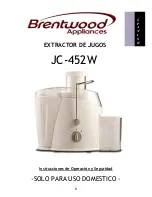 Preview for 8 page of Brentwood JC-452W Operating And Safety Instructions Manual