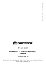 Preview for 12 page of Bresser 5790500 Instruction Manual