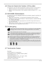 Preview for 33 page of Bresser Meteo THBM Colour Instruction Manual