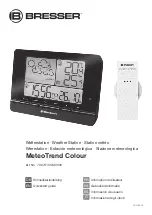 Preview for 1 page of Bresser MeteoTrend Colour Quick Start Manual