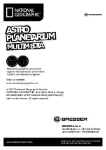 Preview for 48 page of Bresser National Geographic Astro Planetarium Multimedia Operating Instructions Manual