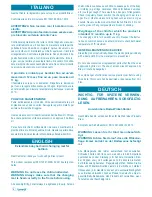 Preview for 8 page of Brevi Bagnotime 594 Instructions For Use Manual