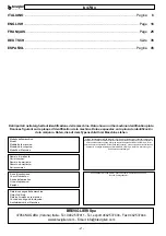 Preview for 2 page of breviglieri b170v-250 Operating And Maintenance, Spare Parts