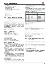 Preview for 63 page of breviglieri mekfarmer 120 Operating And Maintenance Manual