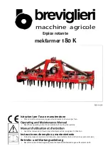 Preview for 1 page of breviglieri mekfarmer 180 K Operating And Maintenance Manual