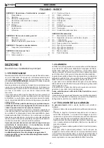 Preview for 6 page of breviglieri mini storm 120 Operating And Maintenance Manual