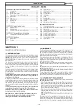 Preview for 15 page of breviglieri mini storm 120 Operating And Maintenance Manual