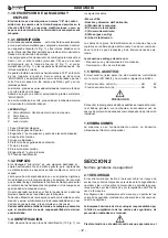 Preview for 32 page of breviglieri mini storm 120 Operating And Maintenance Manual