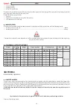 Preview for 22 page of breviglieri turbo t 76sr Operating And Maintenance Manual