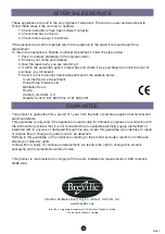 Preview for 39 page of Breville Deluxe Baker's Oven BR7 Instructions Manual