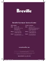 Preview for 140 page of Breville JUICE & BLEND BJB840XL Instruction Book