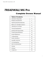 Preview for 3 page of Brewer Fitness Treadwall M6 Pro Owner'S Manual