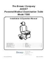 Preview for 1 page of brewer ASSIST 7000 Installation & Operation Manual