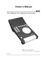 Preview for 1 page of Bricasti Design Bricasti M10 Owner's Manual