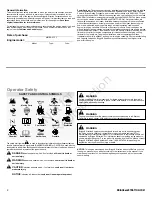 Preview for 4 page of Briggs & Stratton 190000 Series Operator'S Manual