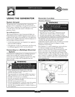 Preview for 9 page of Briggs & Stratton 30210 Owner'S Manual