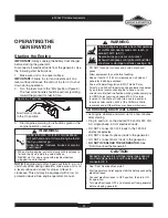 Preview for 11 page of Briggs & Stratton 30242 Operator'S Manual