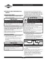 Preview for 24 page of Briggs & Stratton 30242 Operator'S Manual