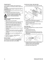 Preview for 18 page of Briggs & Stratton 30471 Operator'S Manual