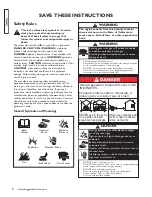 Preview for 4 page of Briggs & Stratton 40248 Operator'S Manual