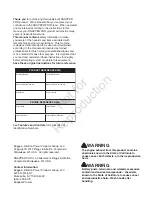 Preview for 2 page of Briggs & Stratton 5900570 Operator'S Manual