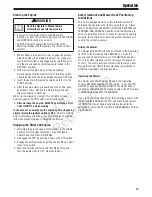 Preview for 21 page of Briggs & Stratton 5900654 Operator'S Manual